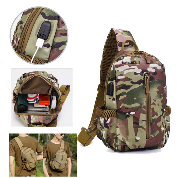 ZANLURE,Tactical,Oxford,Waterproof,Chest,Shoulder,Crossbody,Fashion,Leisure