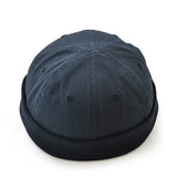 Retro,Solid,Brimless,Adjustable,Skullcap,Sailor