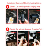Unisex,Charging,Heating,Outdoor,Winter,Electric,Riding,Waterptoof,Windproof,Leather,Gloves