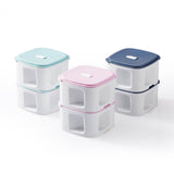 Kalar,920ml,Square,Lunch,Double,Layer,Picnic,Bento,Container