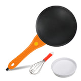 Orange,Kitchen,Electric,Griddle,Pancake,Baking,Crepe,Maker,Pizza,Machine