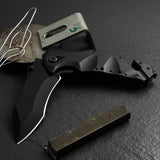 VOLKEN,Folding,Pocket,Knife,Survival,Tactical,Knife,Aluminum,Handle,Combat,Outdoor,Hiking,Camping,Hunting,Knife,Utility,Multi