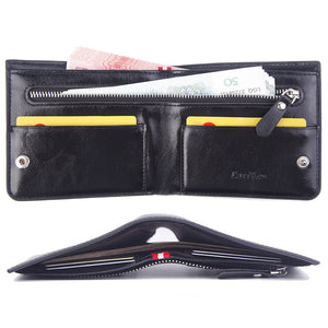 CarrKen,Men's,Vintage,Wallet,Leather,Credit,Cards,Holder,Purse