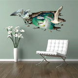 Miico,Creative,Gulls,Birds,Island,Removable,Floor,Decor,Sticker