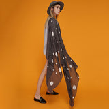 Women,Unique,Chiffon,Printting,Scarves,Fashion,Summer,Outdoor,Point,Shawl,Scarf