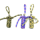 IPRee,Paracord,Skull,Woven,Braided,Keychain