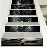 Miico,LT003,Halloween,Stair,Sticker,Horror,Stair,Sticker,Removable,Sticker,Halloween,Sticker