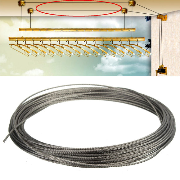Stainless,Steel,Clothes,Cable