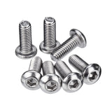 Suleve,M3SS4,100Pcs,Metric,Stainless,Steel,Button,Socket,Screw