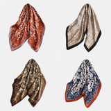 Women,Printing,Elegant,Fashion,Business,Square,Scarf