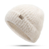 Winter,Cashmere,Beanie,Outdoor,Windproof,Rolled,Skullcap,Women