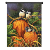 30x45cm,Thanksgiving,Polyester,Pumpkins,Birds,Welcome,Garden,Holiday,Decoration