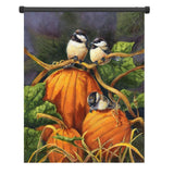 30x45cm,Thanksgiving,Polyester,Pumpkins,Birds,Welcome,Garden,Holiday,Decoration