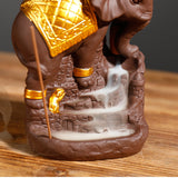 Ganesha,Backflow,Incense,Burner,Elephant,Censer,Stick,Holder