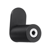 Bathroom,Round,Single,Hanger,Bracket,Towel,Black