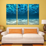 Miico,Painted,Three,Combination,Decorative,Paintings,Light,Seawater,Decoration