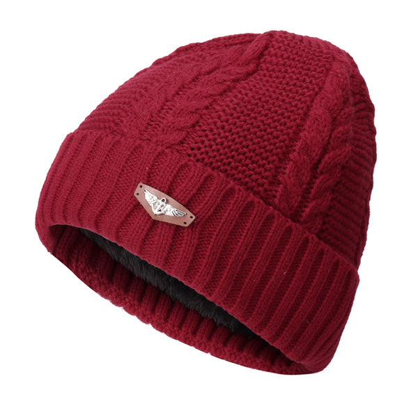 Women,Cashmere,Knitted,Beanie,Protection,Solid,Outdoor