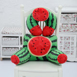 Plush,Squishy,Fruit,Printing,Shape,Pillow,Waist,Cushion,Office,Chair,Decor