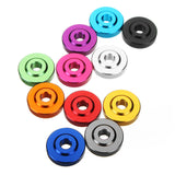 Suleve,M6AN2,10Pcs,Knurled,Thumb,Collar,Screw,Spacer,Washer,Aluminum,Alloy,Multicolor