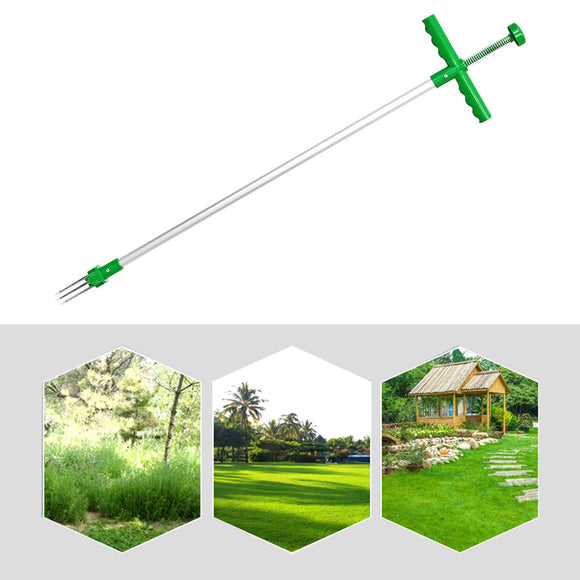 100cm,Stainless,Steel,Garden,Weeding,Cutter,Remover,Grass,Puller,Gardening,Tools