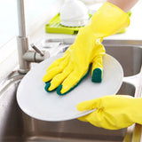 Honana,Creative,Washing,Cleaning,Gloves,Cooking,Glove,Garden,Kitchen,Sponge,Fingers,Rubber