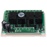 DC12V4CH,Learning,Remote,Control,Switch,Board,Multifunction,433MHz
