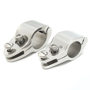 Stainless,Steel,Mount,Hinge,Fittings,Bimini,Hinged,Slide,Marine,Hardware