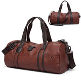 Leather,Waterproof,Large,Capacity,Luggage,Leisure,Travel,Shoulder,Duffle,Women