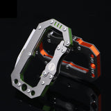 Stainless,Steel,Survial,Climbing,Carabiner,Outdoor,Multifunctional,Backpack,Buckle,Keychain