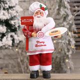 Santa,Claus,Merry,Christmas,Figurine,Ornament,Desktop,Decoration