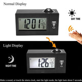 Digital,Clock,Binwo,Bedside,Projection,Alarm,Clock,Display,Tempera"