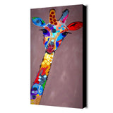 Painted,Paintings,Animal,Giraffe,Modern,Stretched,Canvas,Decoration,Paintings