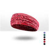 Women,Summer,Running,Fitness,Headscarf,Sports,Painting,Elasticity,Perspiration,Headband