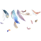 Miico,FX82020,Feather,Decorative,Sticker,Background,Sticker,Sticker