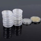 100Pcs,Cases,Capsules,Holder,Applied,Clear,Portable,Round,Storage,Display,Container