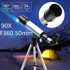 IPRee,F36050M,Monocular,Telescope,Astronomical,Refractor,Telescope,Refractive,Eyepieces,Tripod,Beginners,2.800,Seconds