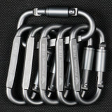 Aluminum,Alloy,Carabiner,Multi,Backpack,Keychain,Bottle,Buckle,Climbing