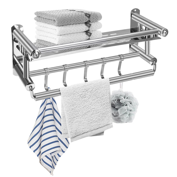 Chrome,Stainless,Steel304,Bathroom,Towel,Holder,Mounted,Holder