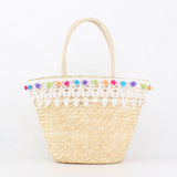 Women,Straw,Tassel,Woven,Beach,Handbag,Shoulder,Outdoor,Travel