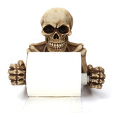 Skull,Paper,Holder,Mount,Toilet,Skeleton,Bathroom,Decorations,Paper,Shelf,Holder