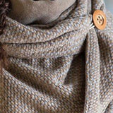 Women,Cotton,Thick,Winter,Outdoor,Casual,Solid,Color,Scarf,Shawl