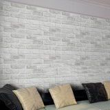 White,Brick,Stone,Prepasted,Adhesive,Contact,Paper,Wallpaper,Decor