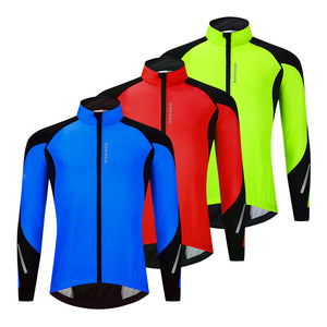 WOSAWE,Cycling,Fleece,Jacket,Windproof,Outdoor,Sports,Jacket,Safety,Reflective,Night,Riding