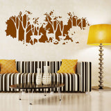 58cmx126cm,Forest,Sticker,Decal,Decor