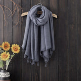 Women,Tassel,Cotton,Chinses,Style,Fashion,Scarf,Outdoor,Causal,Square,Scarves