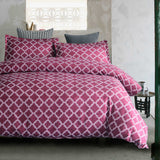 Bedding,Geometric,Abstract,Style,Quilt,Cover,Pillowcase,Queen
