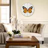 Loskii,CC013,Creative,Butterfly,Pattern,Clock,Clock,Quartz,Clock,Office,Decorations