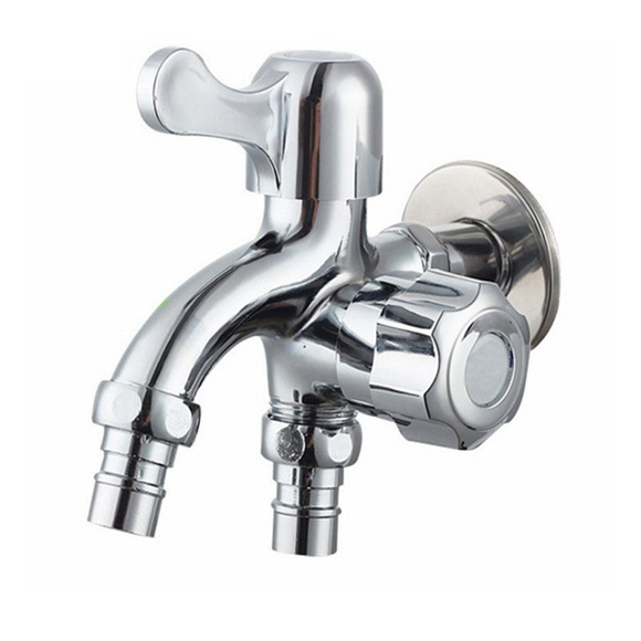 Mount,Single,Washing,Machine,Faucet,Double,Spouts,Handles,Water,Garden,Faucet,Bathroom,Bibcock