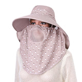 Women,Removable,Protection,Breathable,Bucket,Summer,Outdoor,Travel,Beach