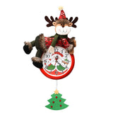 Christmas,Hanging,Clock,Fashion,Battery,Powered,Needle,Clocks,Party,Pendant,Decor